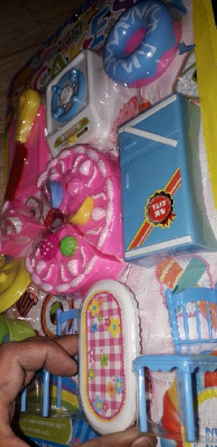 Combo bộ đồ chơi Bé tập bán bánh bằng nhựa