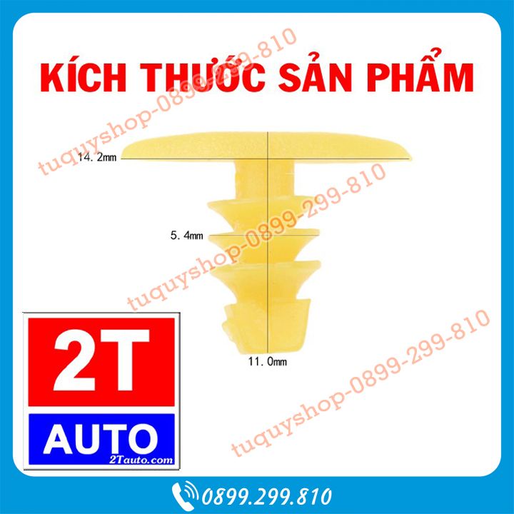 CHỐT VÍT NHỰA CHUYÊN DỤNG CHO GIOĂNG CỬA Ô TÔ XE HƠI, SKU:154