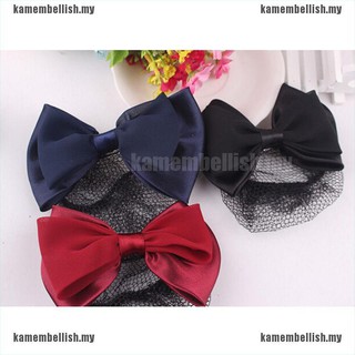 Kẹp lưới búi tóc hình nơ ốp