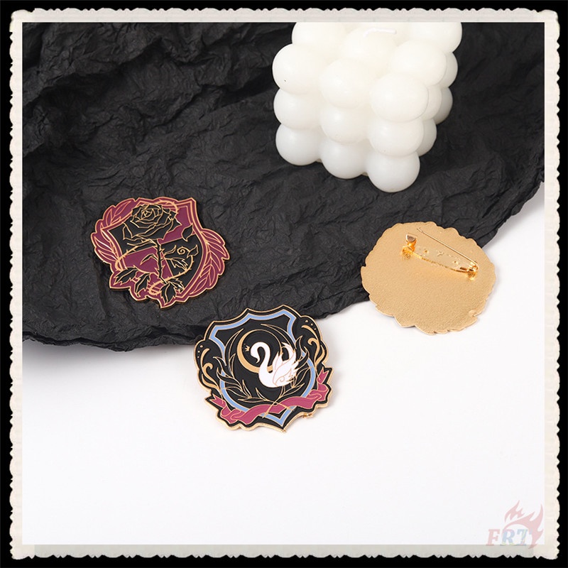 ★ Ghim Cài Áo Đồng Phục JK ★ 1 Huy Hiệu Gài Áo Hình Thiên Nga, Thỏ, Hoa Hồng Vintage