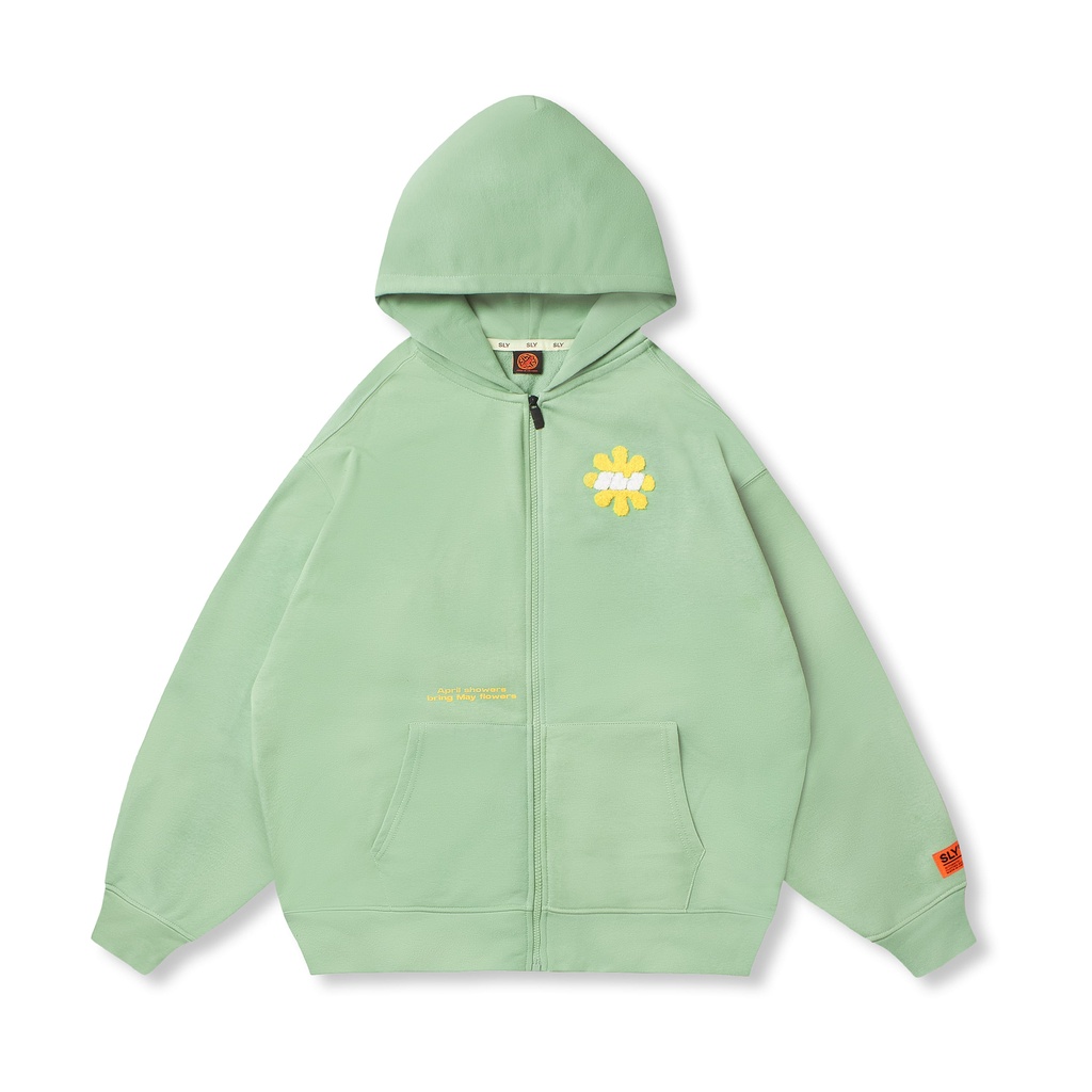 Áo Hoodie Zipper SLY Flora Bean