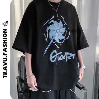 Áo thun dáng rộng nam unisex chất đẹp mát co dãn 4 chiều in Chong Chóng vẽ NTL169