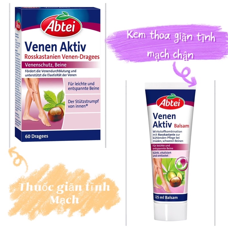 Abtei - Cho những ai giãn tĩnh mạch ở Chân- Hàng Đức