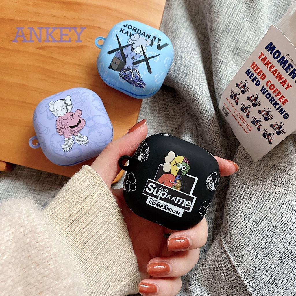 SAMSUNG Buds 2 / Buds Live / Pro KAWS Vỏ Đựng Bảo Vệ Hộp Sạc Tai Nghe Galaxy Buds / Buds Plus / Buds+ case for Airpods 1/2 Kèm Móc