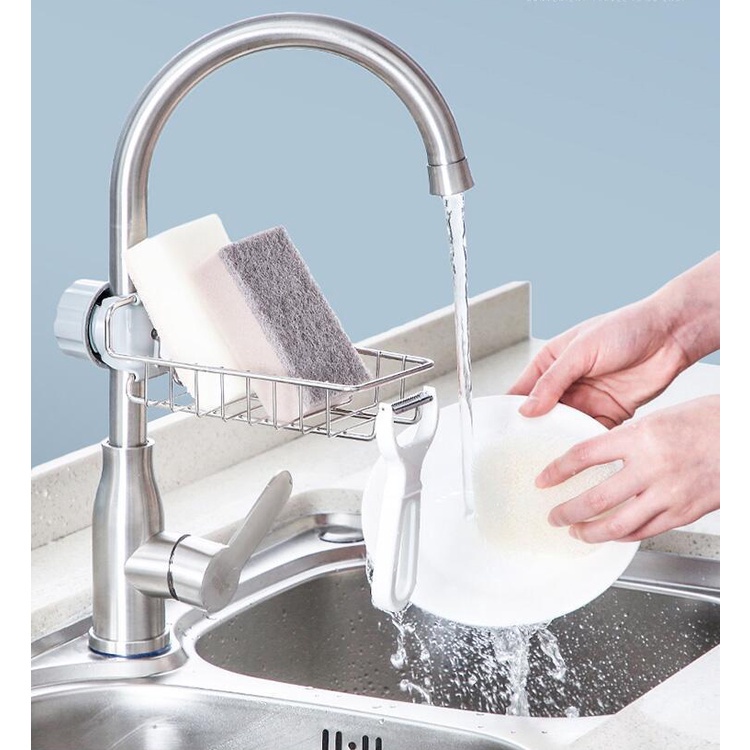 Giá Để Rửa Rửa Bát INOX, Kệ Đựng Đồ Rửa Chén BEECOOK