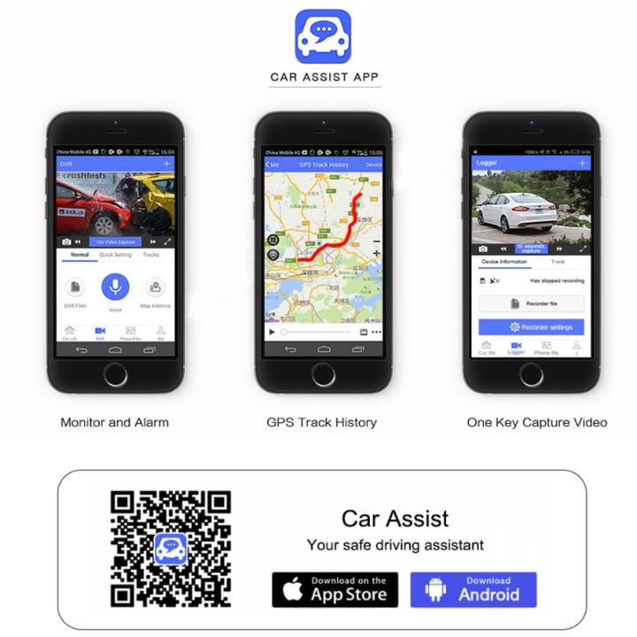 Camera hành trình gương cao cấp Thương hiệu Whexune V9 Plus, tích hợp 4 camera, wifi, GPS | BigBuy360 - bigbuy360.vn