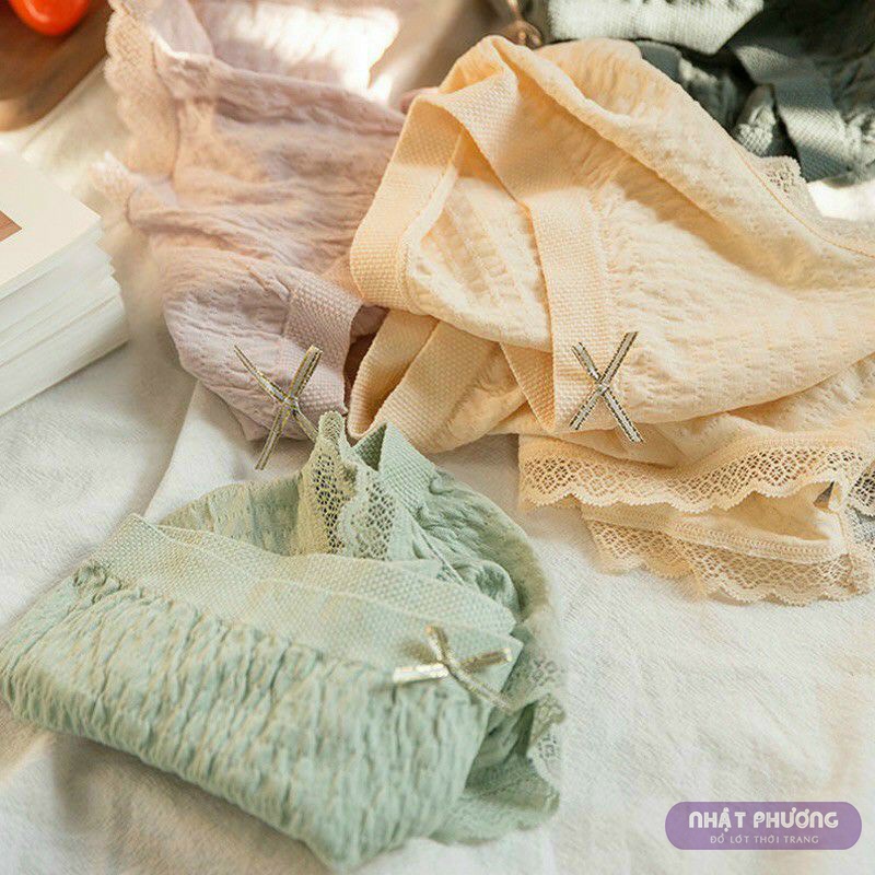 Quần Lót Nữ Cotton Nhăn Siêu Mềm Mịn | BigBuy360 - bigbuy360.vn