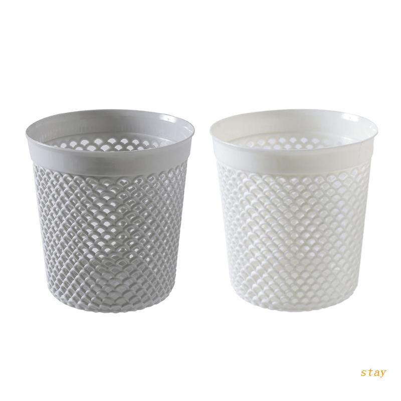 Lọ Đựng Cọ Trang Điểm Bằng Nhựa Có Lỗ Giá Đỡ