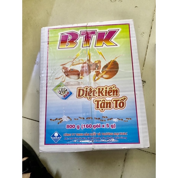 Bả trừ kiến tận gốc BTK gói 5G sạch kiến không còn con nào