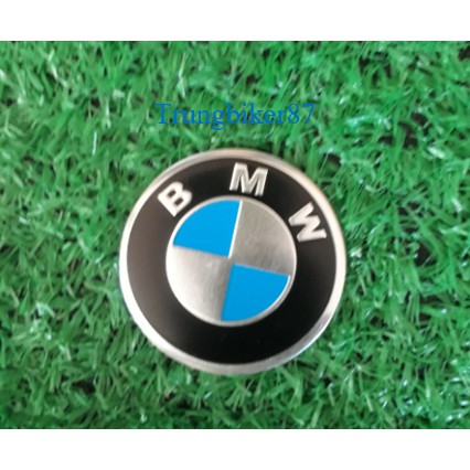Miếng dán xe máy kim loại logo tròn