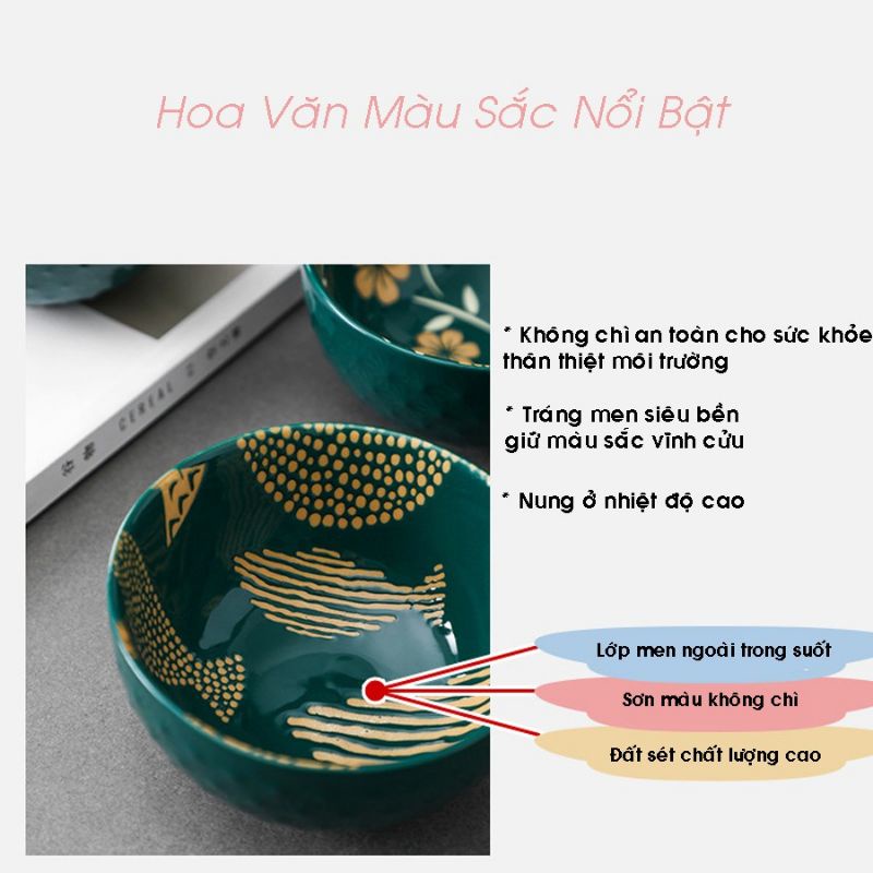 ✖✤Tô sứ đựng súp thiết kế phong cách Bắc âu cao cấp combo 10 cái