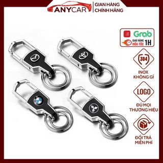 Móc chìa khóa ô tô, xe hơi có logo thương hiệu cao cấp.