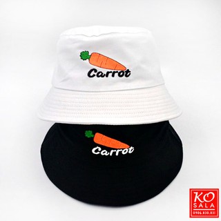 Nón Bucket Thêu Củ Carot