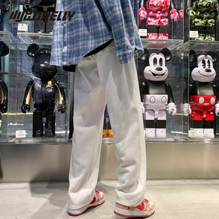 [NY0316] Quần jean Nelly form rộng dáng suông basic (NELLY)