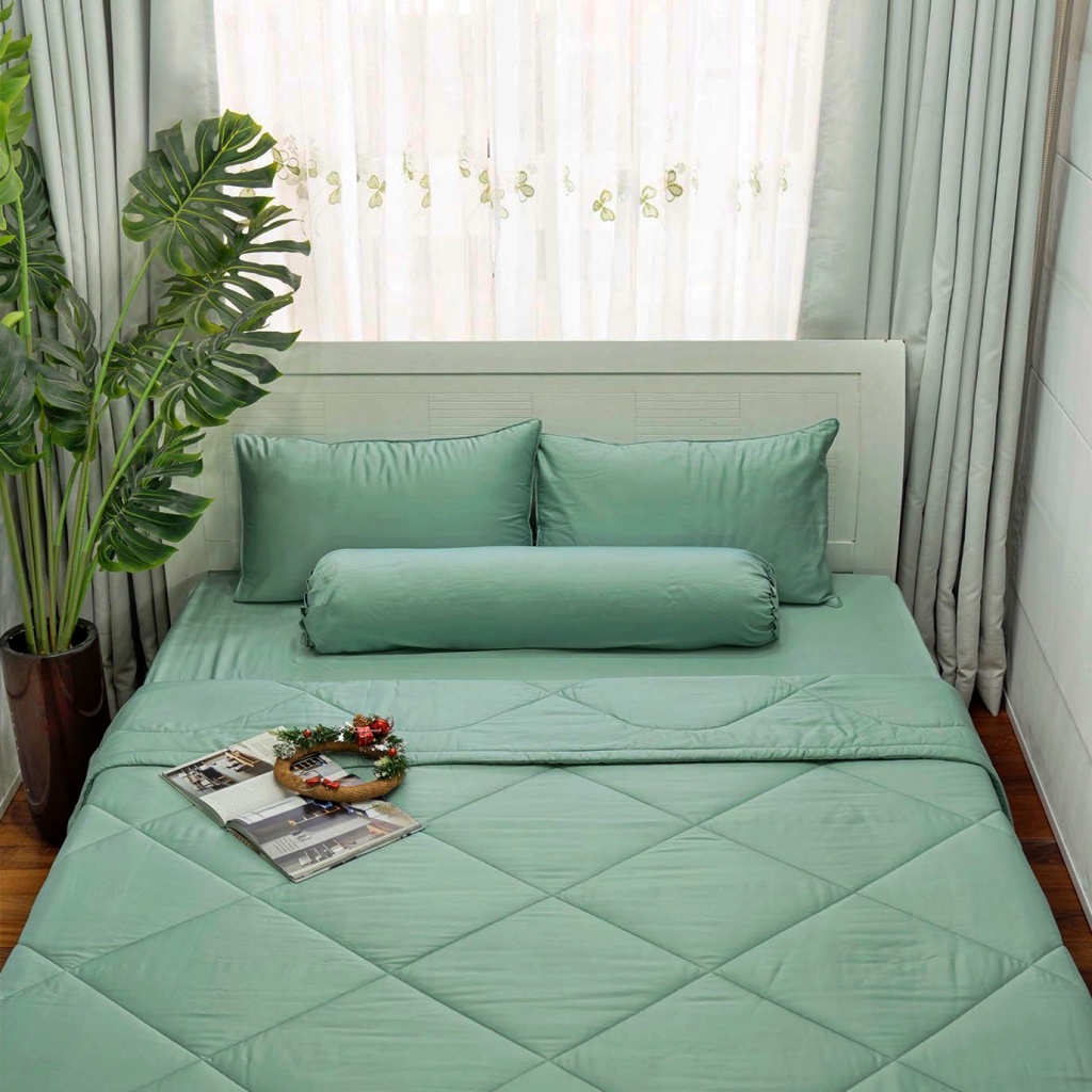 Chăn Lụa Tencel Chần Bông Cao Cấp, Mềm Lụa Tencel Mềm Mịn Mát Kích Thước 220x200 cm