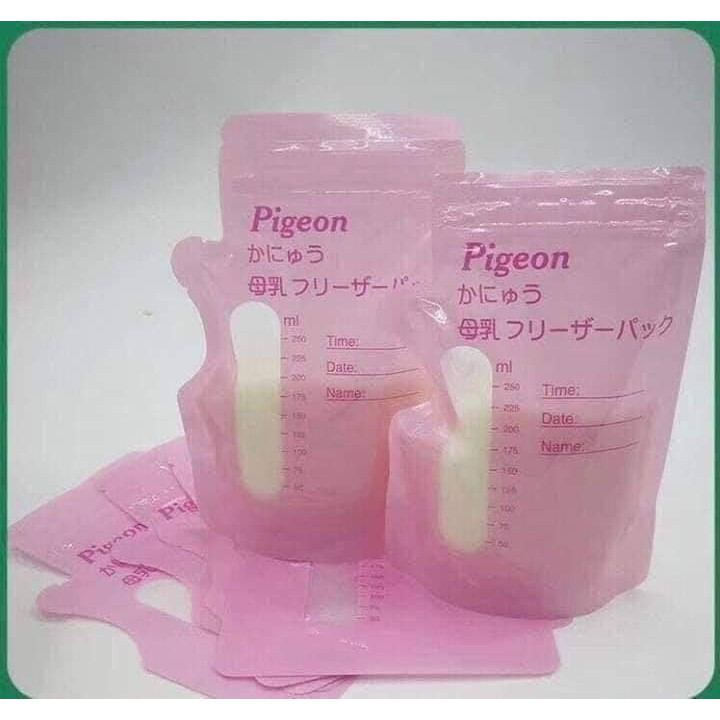  Hộp 20 túi trữ sữa Pigeon tiện dụng cho mẹ và bé
