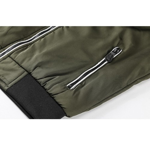 Áo khoác dù 2 lớp cao cấp cổ đứng chống thấm nước phối viền dạ quang, túi khóa Gabo Fashion GB199 - GB199