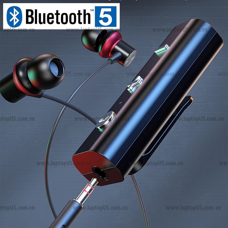 Đầu Thu Âm Thanh Bluetooth 5.0 Essager Sang Cổng 3.5mm Có Pin 5h
