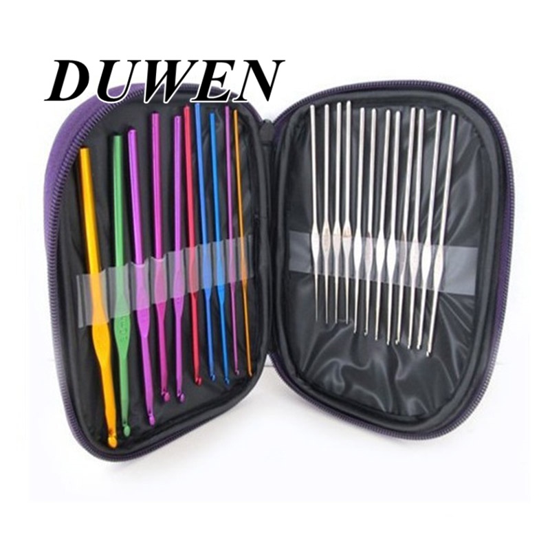 Set 22 Kim Móc Len Bằng Nhôm 2-8mm Kèm Hộp Đựng