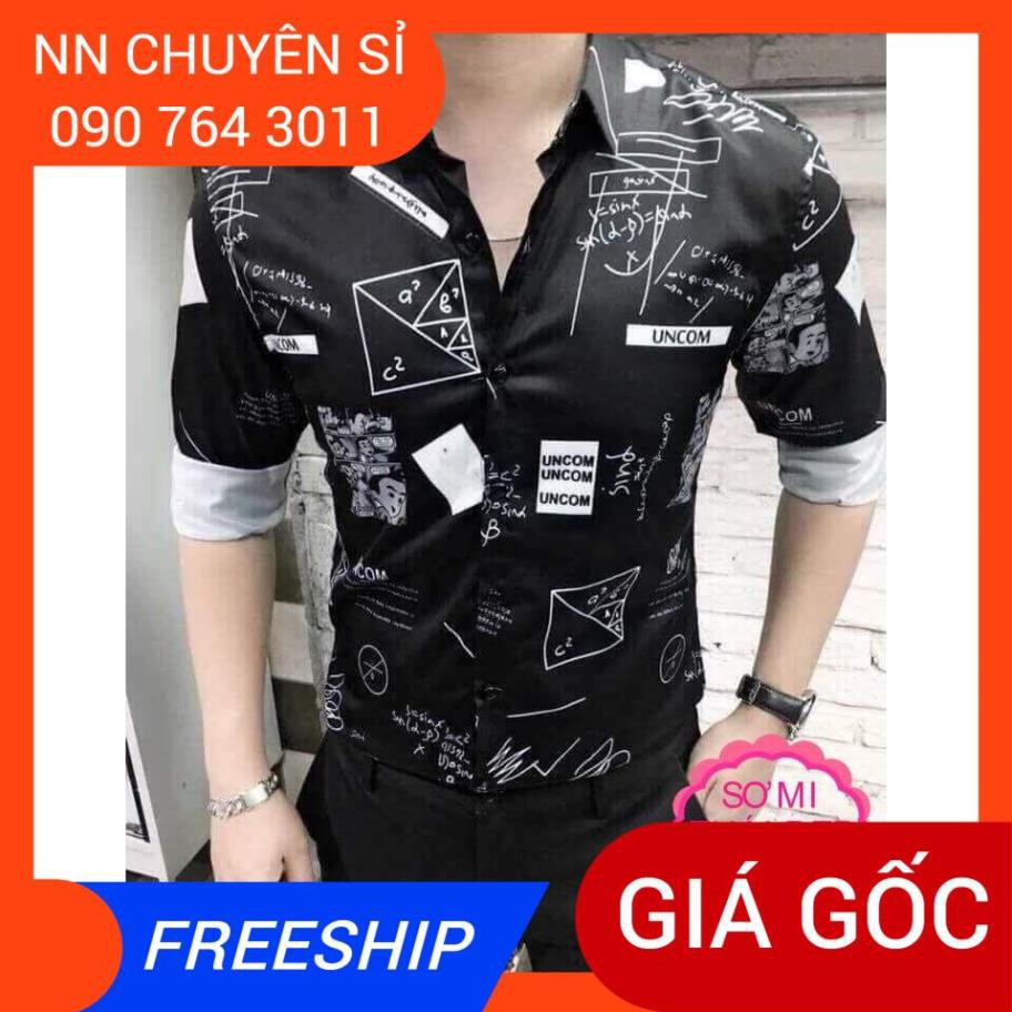 ÁO SƠ MI CÔNG SỞ - ÁO SƠ MI CẶP NAM NỮ SMPT ⚡100% ẢNH THẬT⚡SƠ MI HỌA TIẾT
