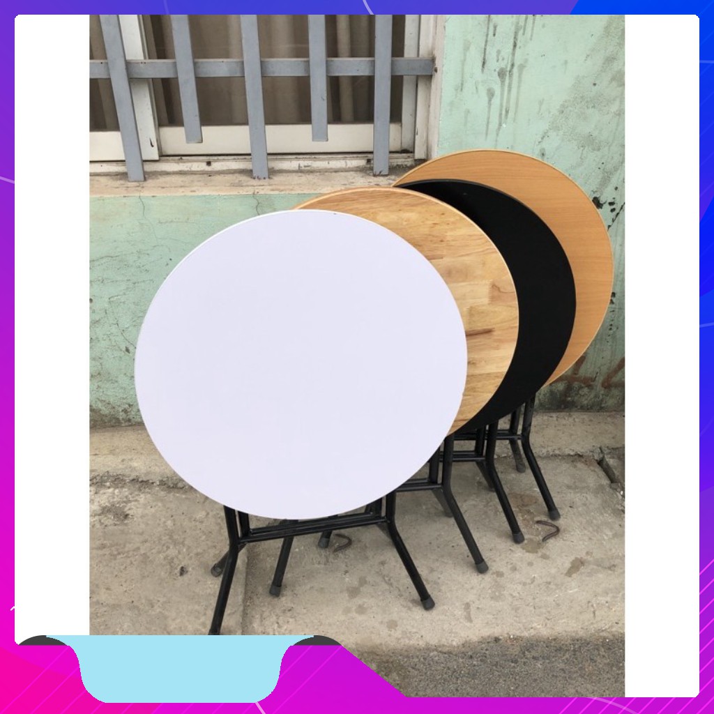 [FREESHIP ĐƠN 50K] Bàn gấp chân cao 71cm , mặt tròn đẹp | BigBuy360 - bigbuy360.vn