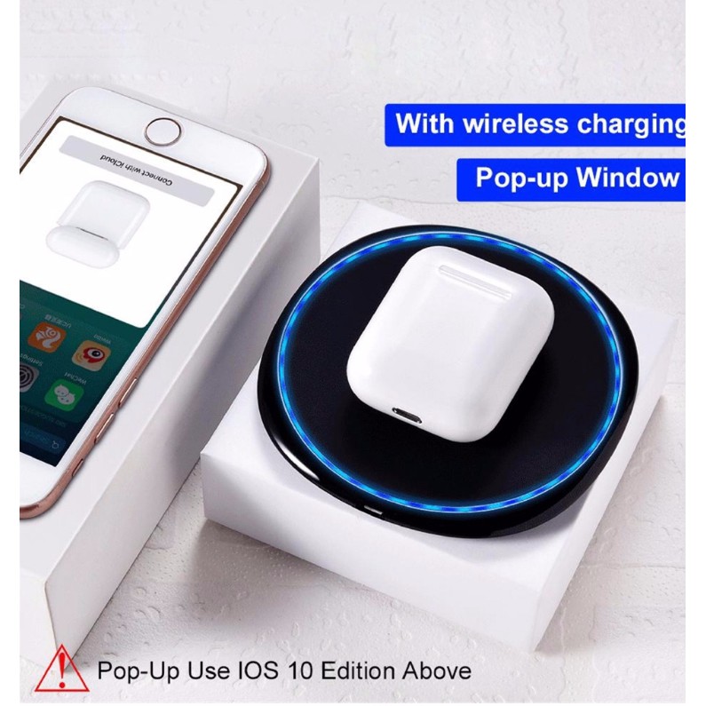 Tai nghe Bluetooth True wireless 5.0 TWS I27 Pro max - Sạc không dây Wireless, tự động ngắt tháo tai nghe, GPS+ Đổi tên. | BigBuy360 - bigbuy360.vn