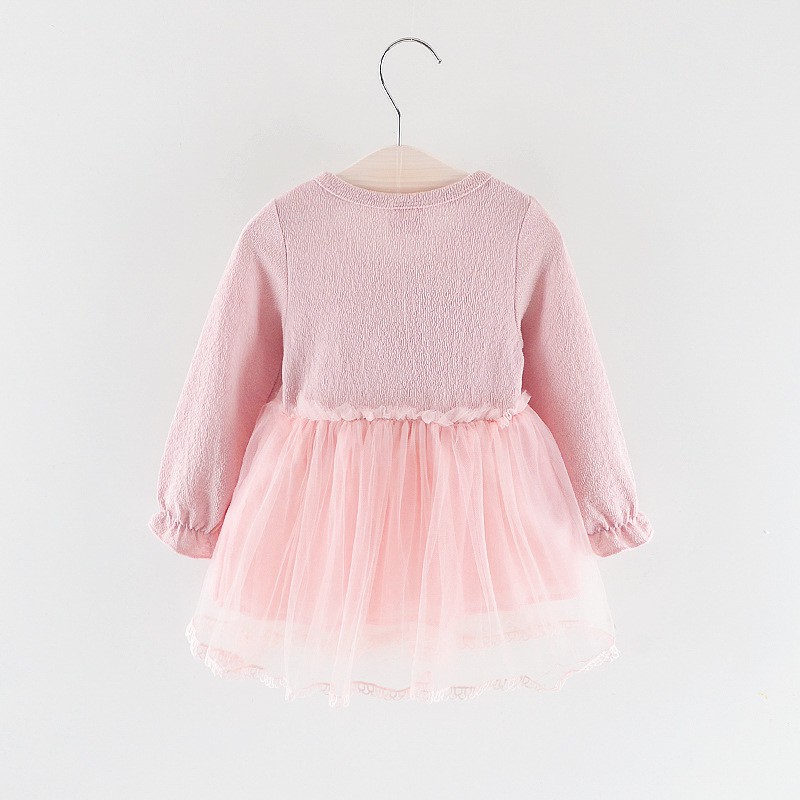 Đầm Tutu phối lưới cho bé gái
