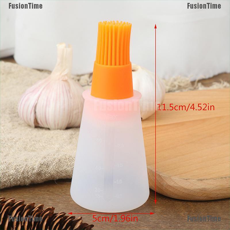 Bình Đựng Dầu Bằng Silicone Có Cọ Phết Dầu Tiện Dụng