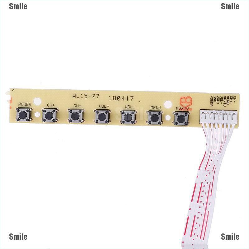 Smile Universal 7 Keys V29 V59 V56 TV switch keypad board with interface functional