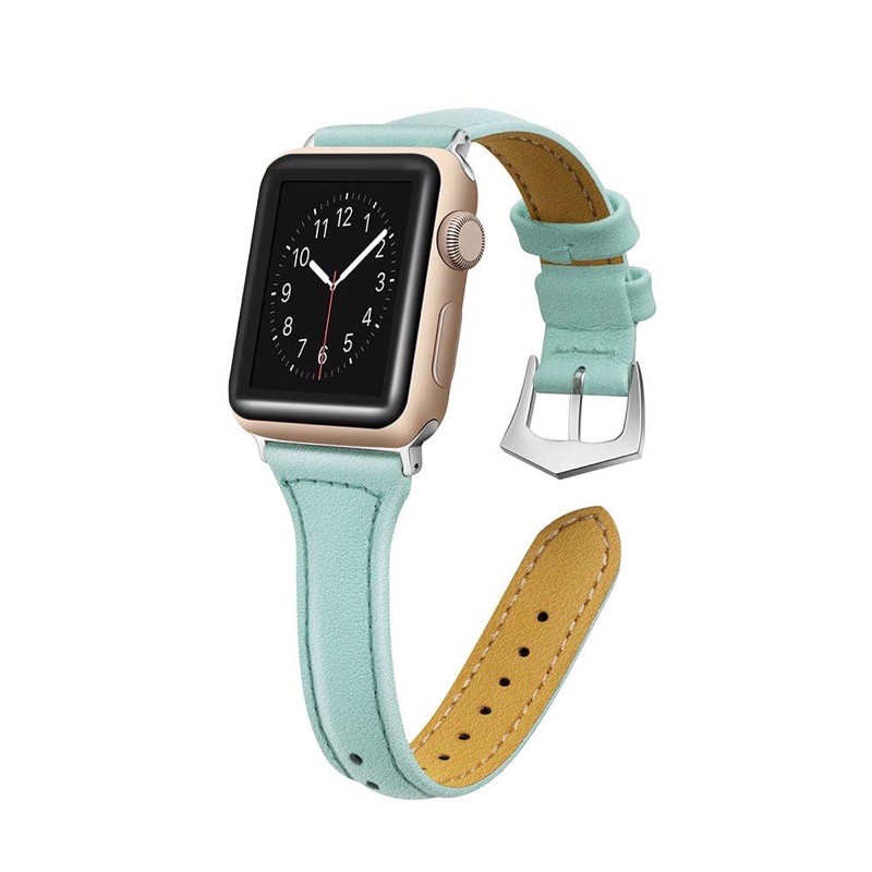 Dây đeo Apple Watch da xịn bản nhỏ dành cho nữ series 1 2 3 4 5 6 size 38/40mm 42/44mm bảng màu mới nhất