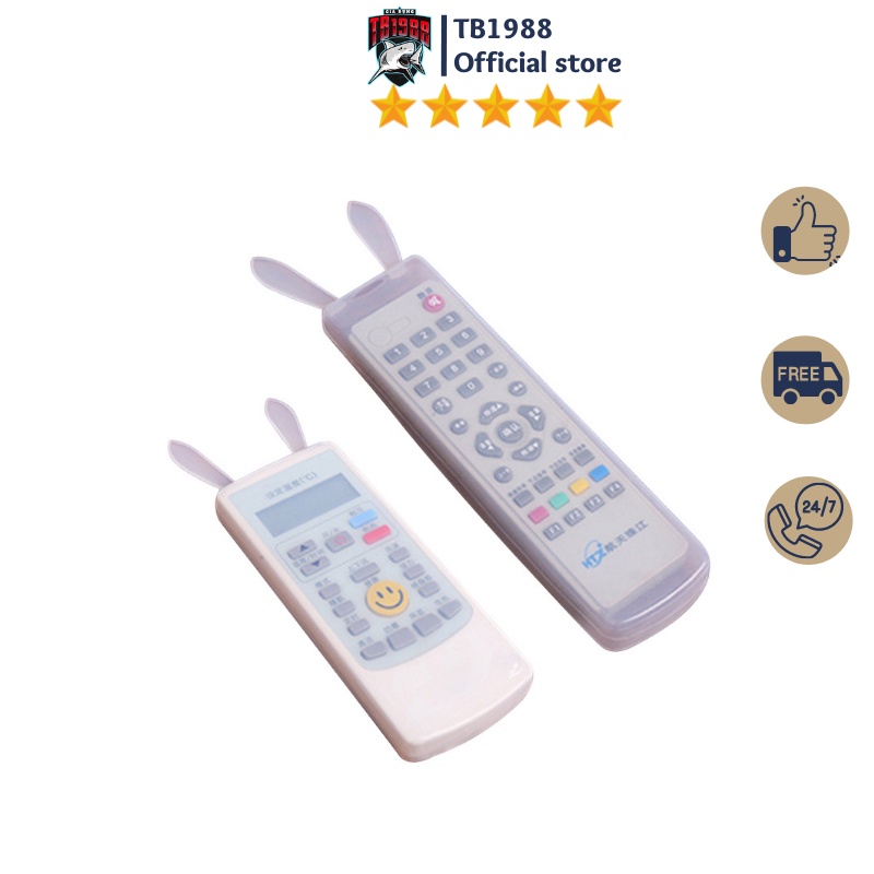Set 2 Vỏ Bọc Silicon Bảo Vệ Remote, Điều Khiển TV - Điều Hòa, Chống Hư Hóng, Đổ Nước