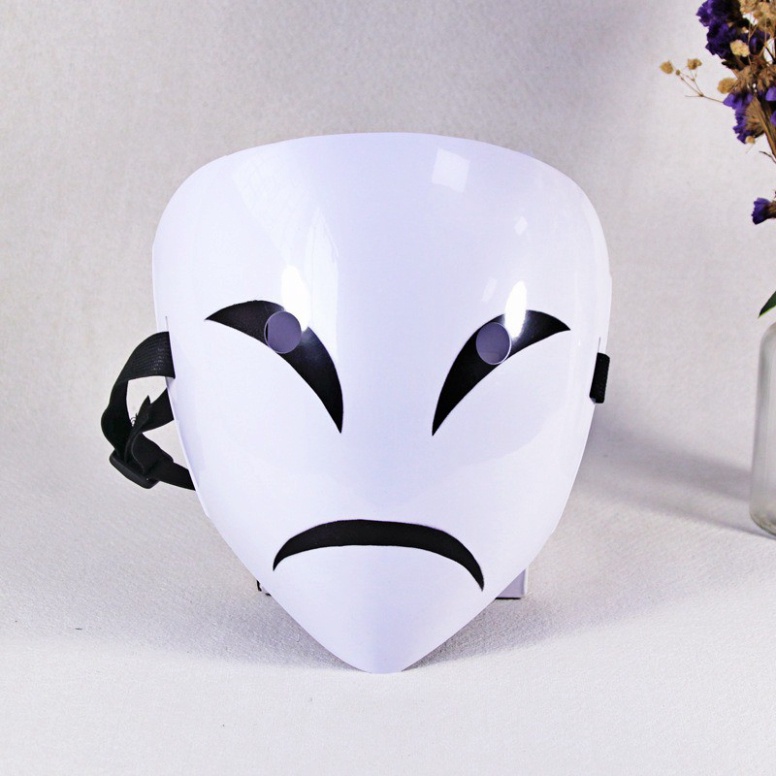 Mặt nạ hóa trang nhân vật HIRUKO Jabbawookeez hacker màu trắngđộc đáo hóa trang halloween trung thu