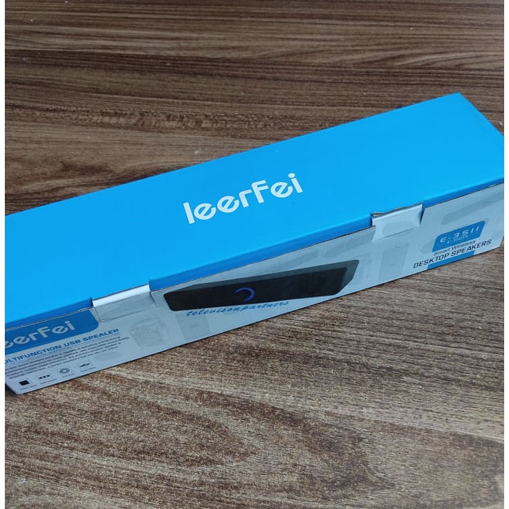 Loa Vi Tính Bluetooth LeerFei Sound Bar Led Mini E-3511 Dùng Cho Máy Tính Bàn Tivi - Hàng Fullbox