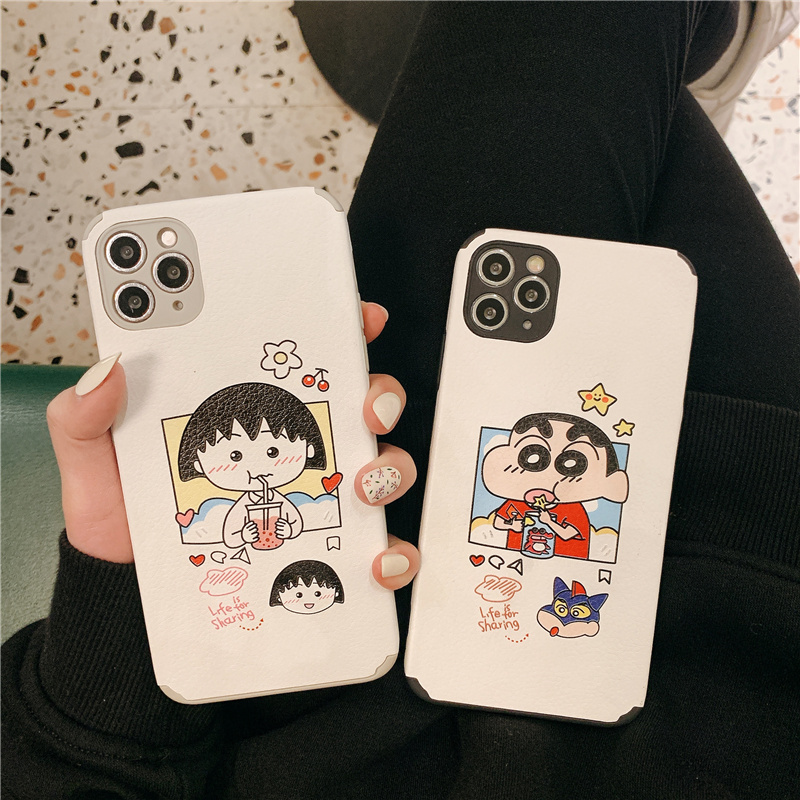 ốp điện thoại Silicone Họa Tiết Cậu Bé Shin Dễ Thương Cho Iphone 12 11 Pro Max X Xr 6 7 8 6s Plus Xs Max Shin-Chan | BigBuy360 - bigbuy360.vn