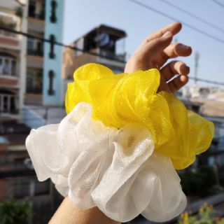 cod 2020Giant Scrunchies - Dây cột tóc vải Scrunchies