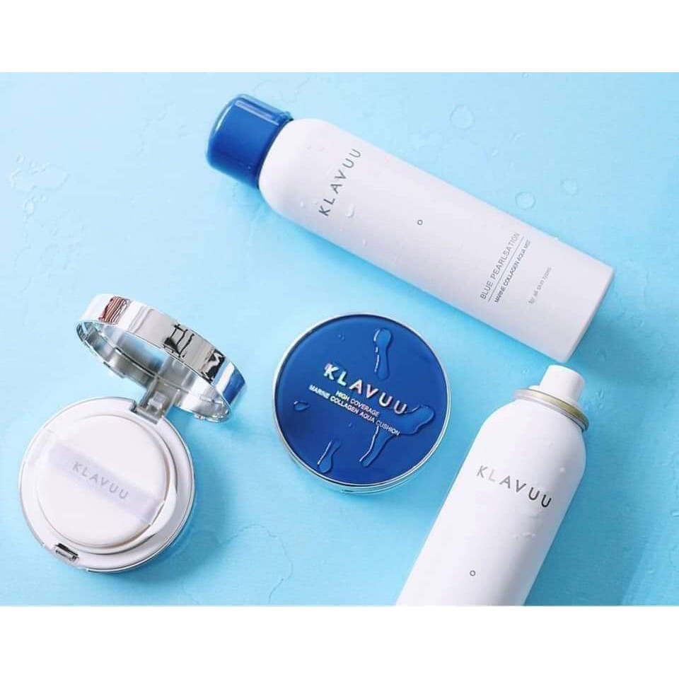 Xịt khoáng Klavuu Blue Pearlsation Marine Collagen Aqua