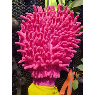 Bao tay san hô rửa xe, găng tay rửa xe san hô mua kèm găng tay cao su rửa xe nhận giá ưu đãi