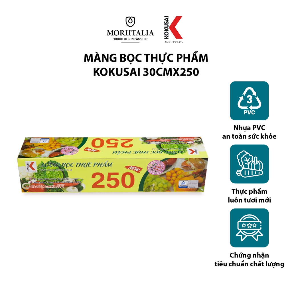 Màng bọc thực phẩm Kokusai chính hãng Moriitalia MBTP00004503-VN