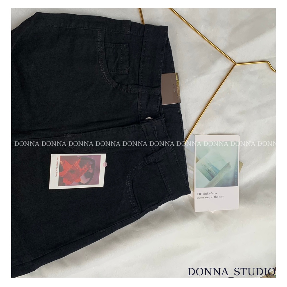Quần Jean Skinny Đen DONNA Quần Bò Cao Lưng