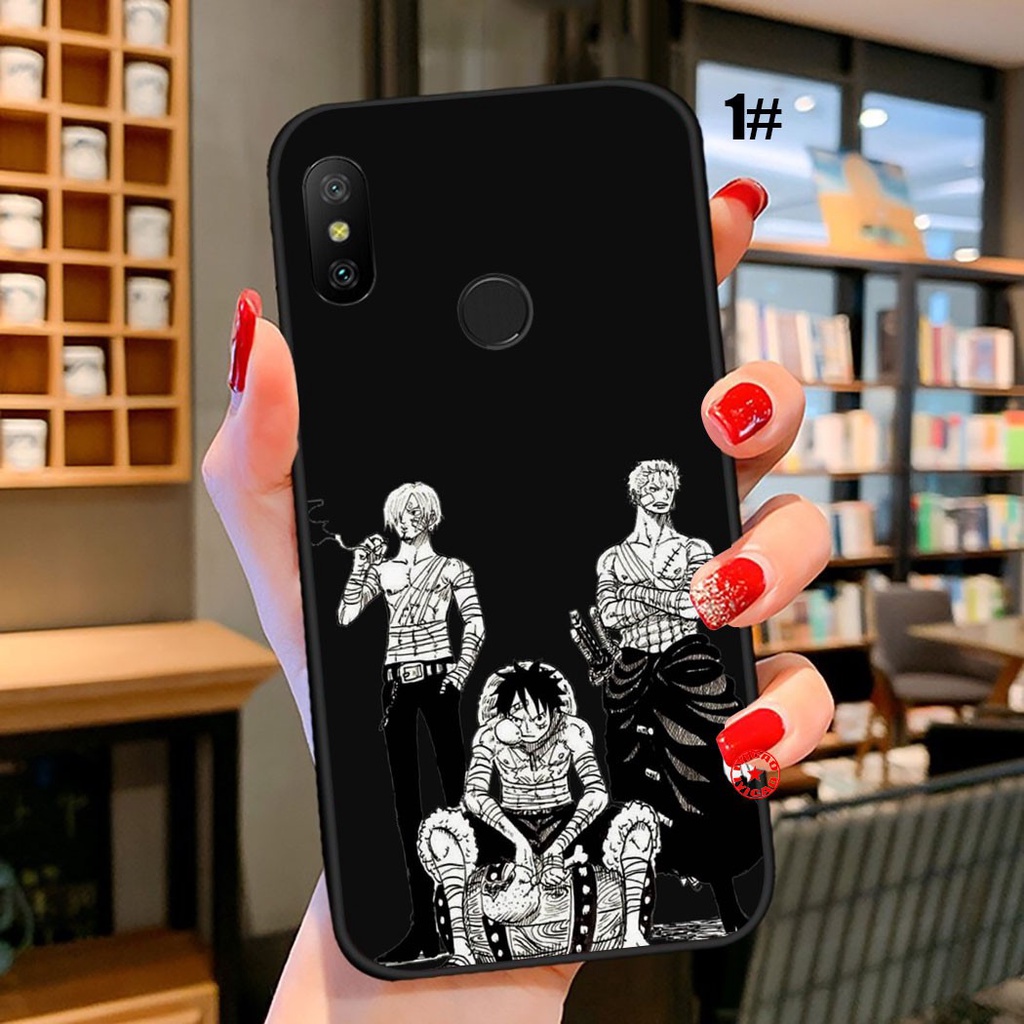 Ốp Điện Thoại Họa Tiết Hoạt Hình one piece luffy Cho xiaomi redmi note 5 6 7 pro 5a ti12