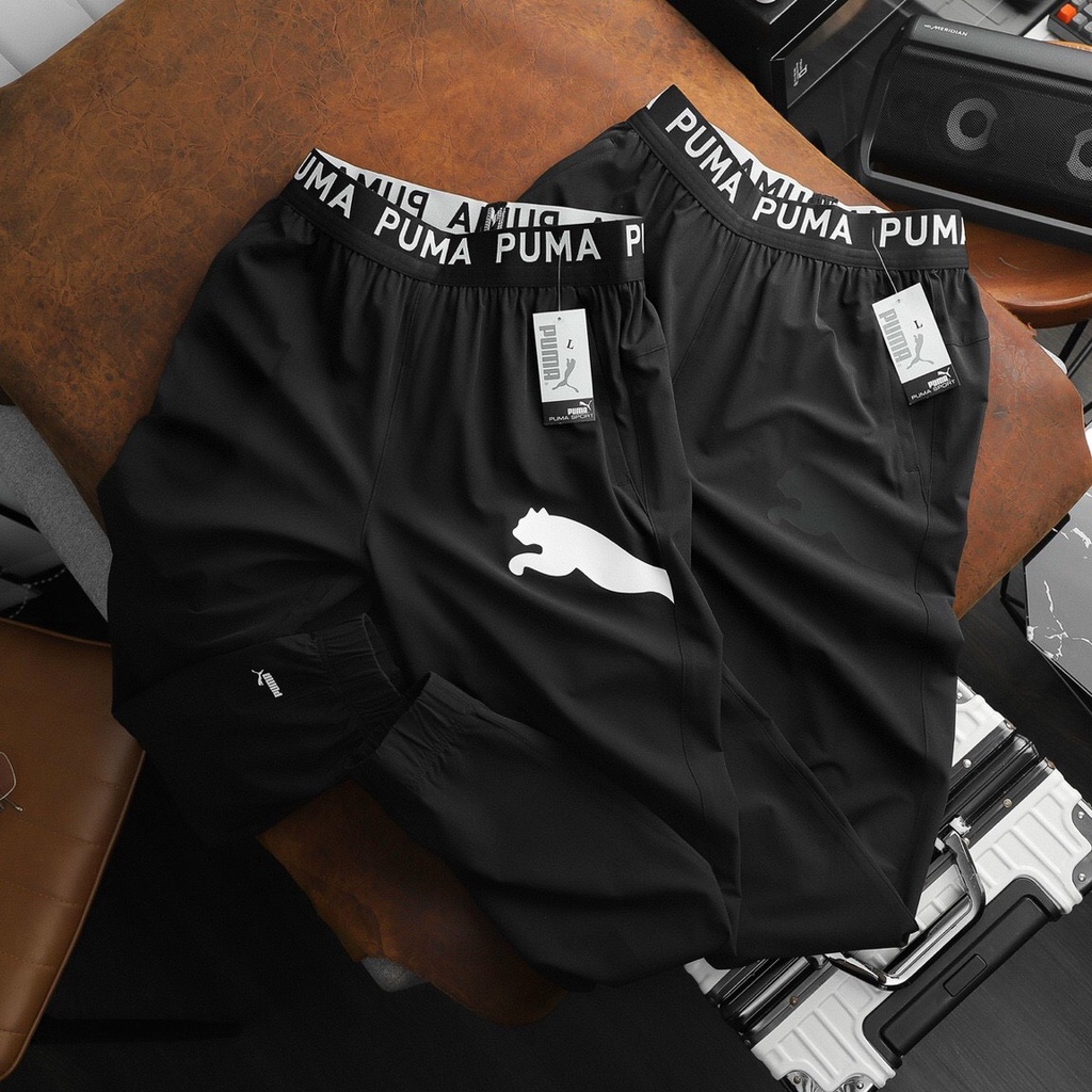 Quần dài thể thao PM SS01,fom âu, 3 túi khóa kéo