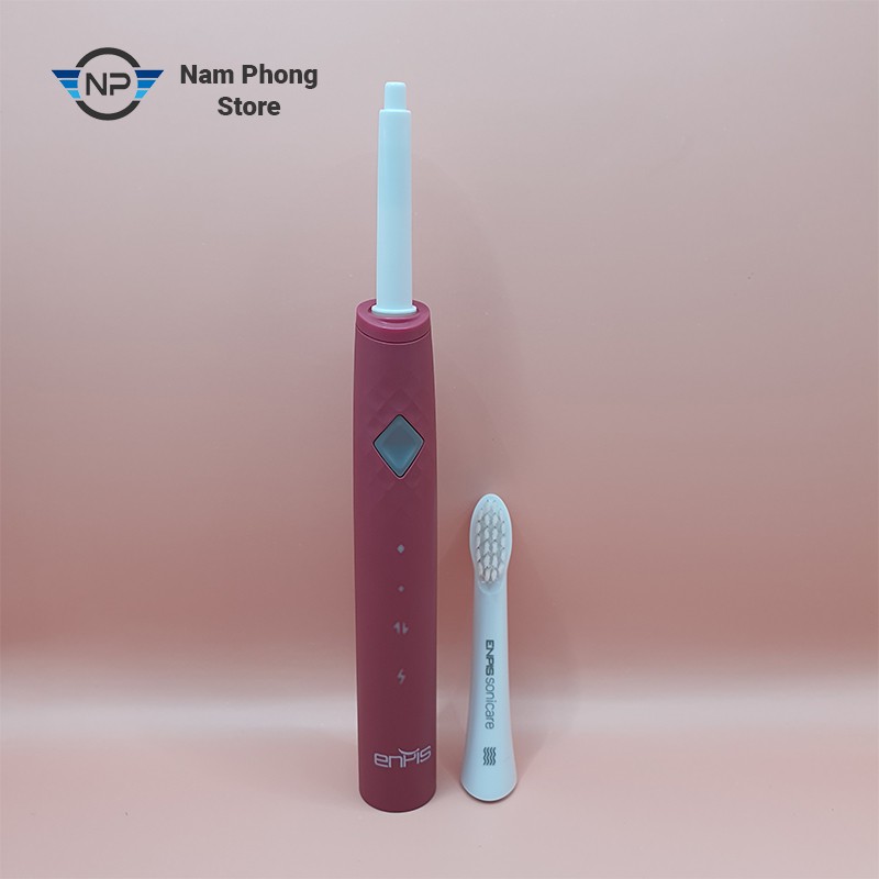 Bàn chải đánh răng điện SMART BASIC chính hãng ENPIS, lông mềm, IPX7, bảo hành 6 tháng, Sonic Pulse Toothbrush