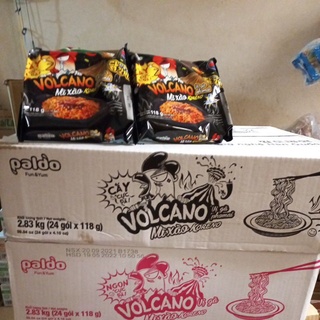 Thùng mì xào Volcano koreno 24 gói