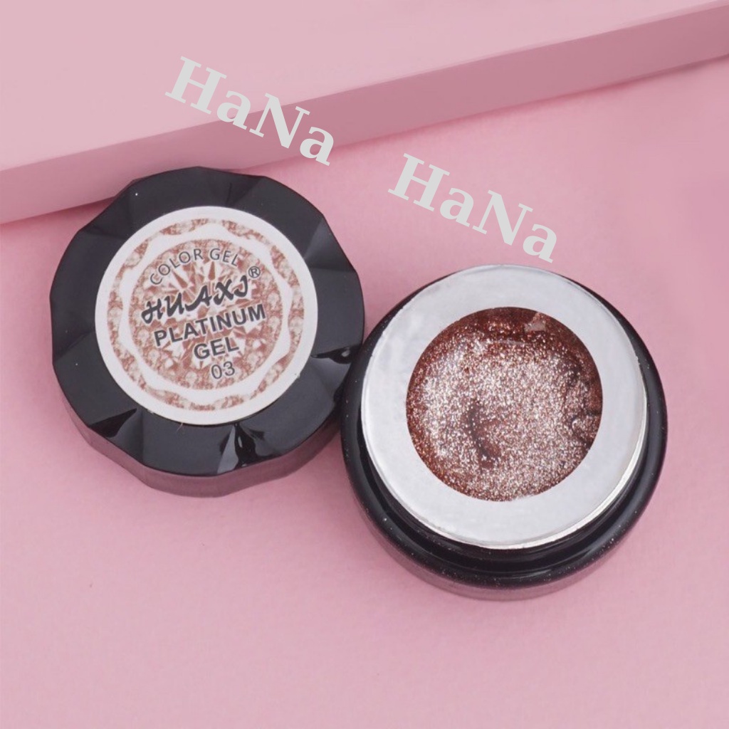 Gel nhũ Huaxi Platinum chính hãng - Gel nhũ nail vẽ móng chuyên dụng (lẻ 1 hũ)