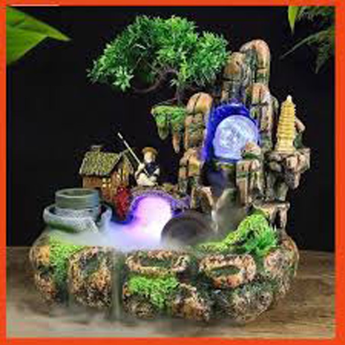 Máy tạo khói tiểu cảnh HQ-401, công suất 15W có đèn led