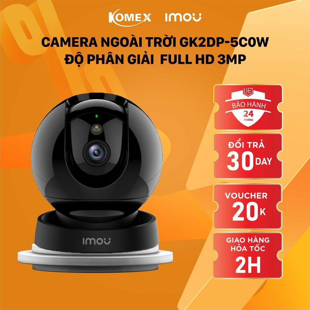 Camrea Imou GK2DP ip Wifi Dùng trong nhà Quay 360 độ Siêu Nét Ngày Đêm Có Cảnh Báo và Đàm Thoại - Komex