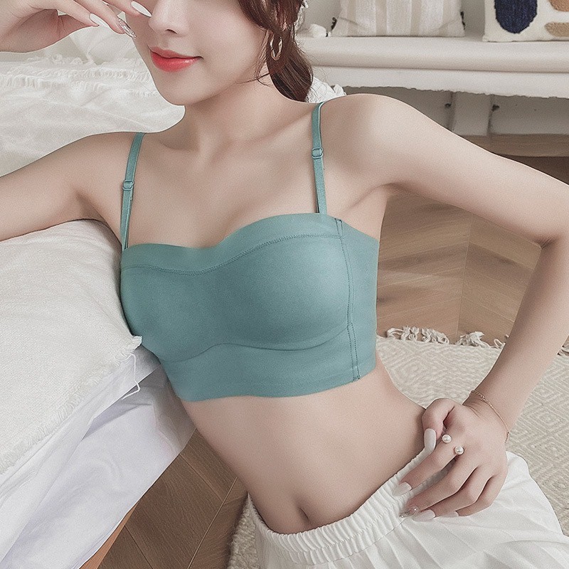 Áo Lót Nữ Su Lụa Không Đường May Chống Lộ Viền Cao Cấp Xuất Hàn BBY