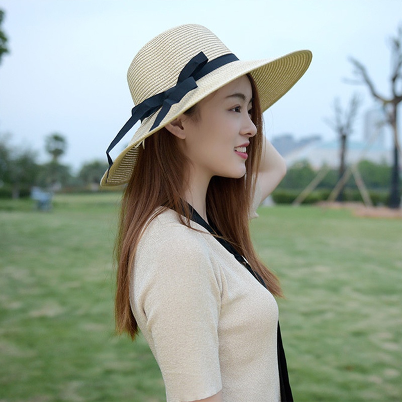 Nón Cối Rộng Vành Chống Tia UV Thời Trang Đi Biển Mùa Hè Cho Nữ Sự Bảo Vệ
