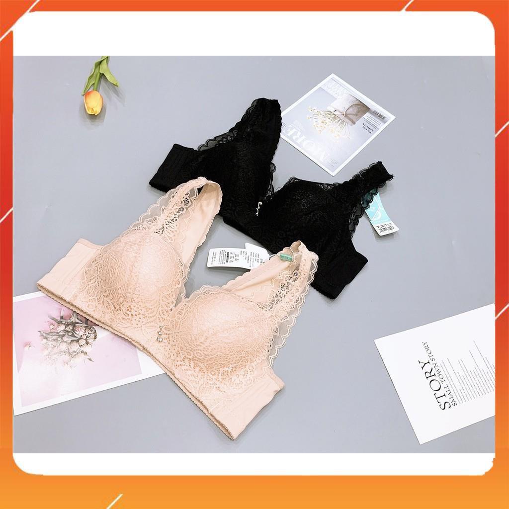 Áo lót nữ Thái ren cao cấp kiểu dáng bra không gọng đệm mút mỏng nâng ngực nhẹ nhàng A8893