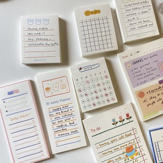 [DAILY NOTE] Monthly và checklist note cute